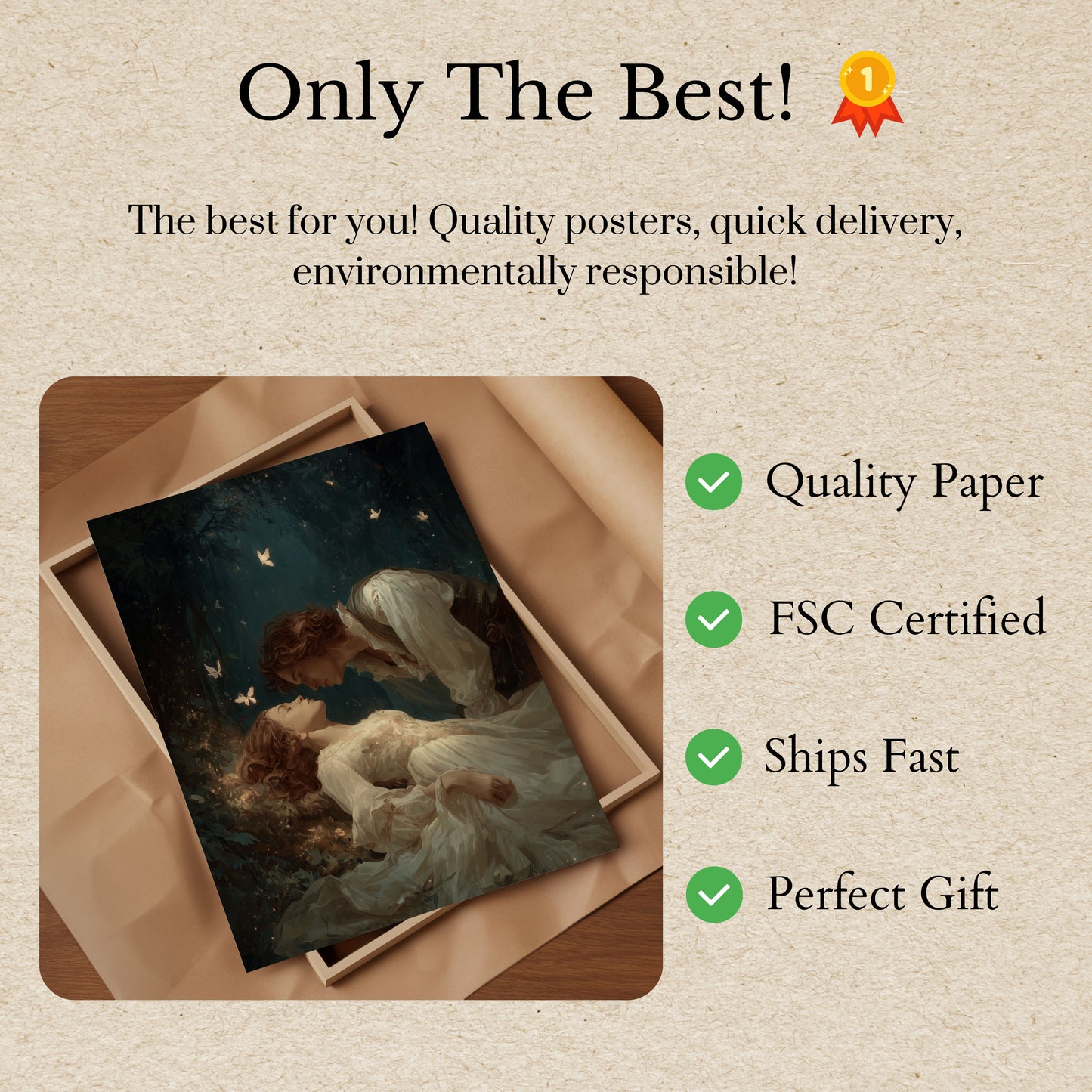 Enchanted Forest Love Poster