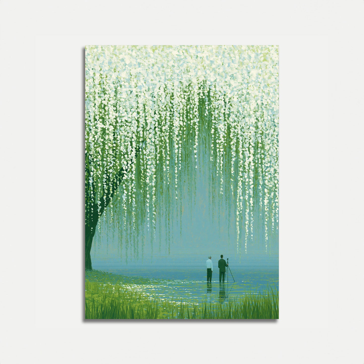 Weeping Willow by the Lake Poster