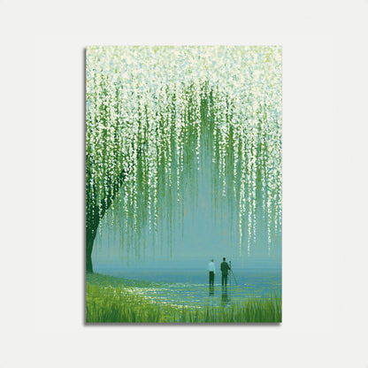 Weeping Willow by the Lake Poster