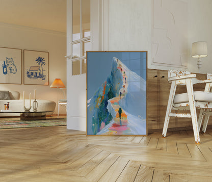 Bergbeklimmers Reis Poster