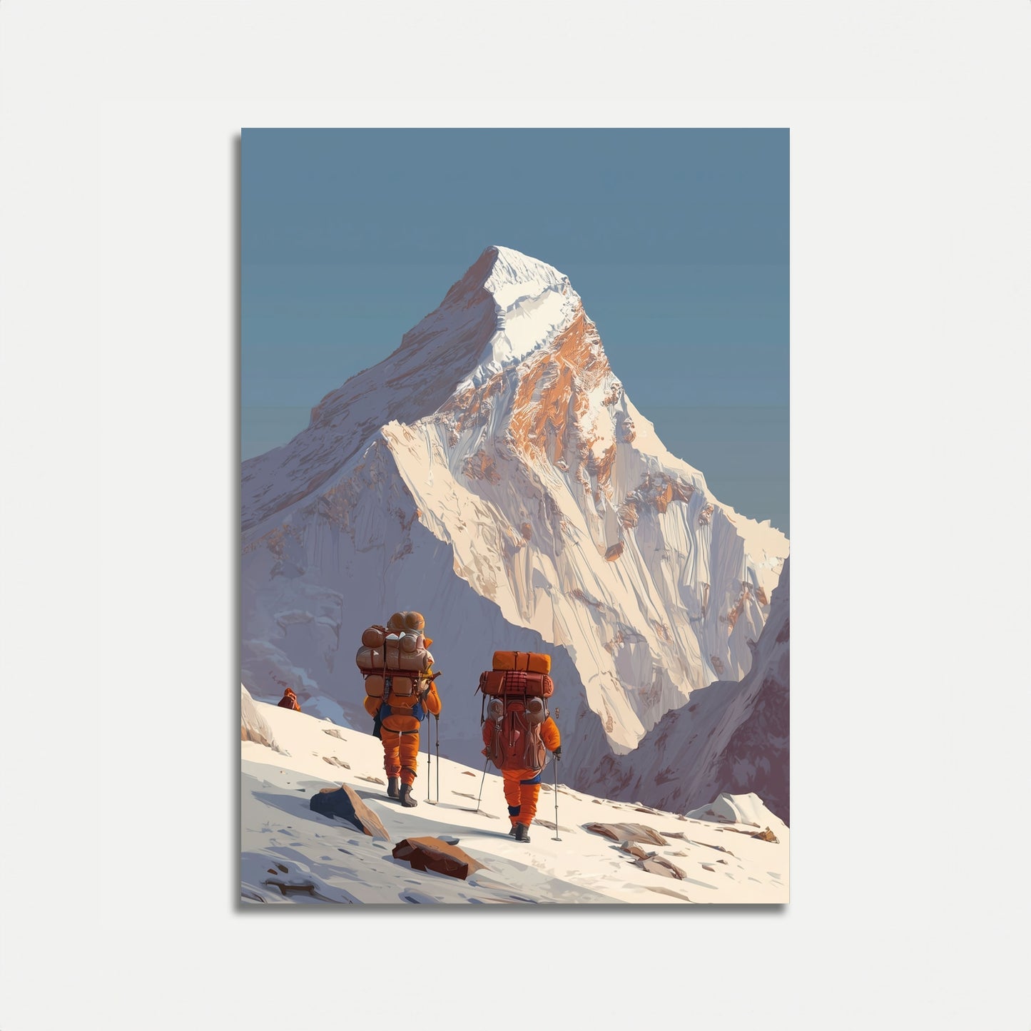 Everest Expedition Climb Poster