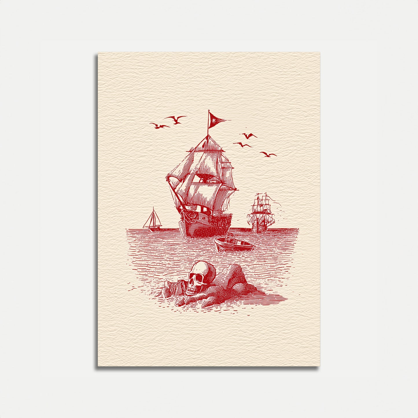 Skull Rock Pirate Voyage Poster