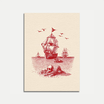 Skull Rock Pirate Voyage Poster