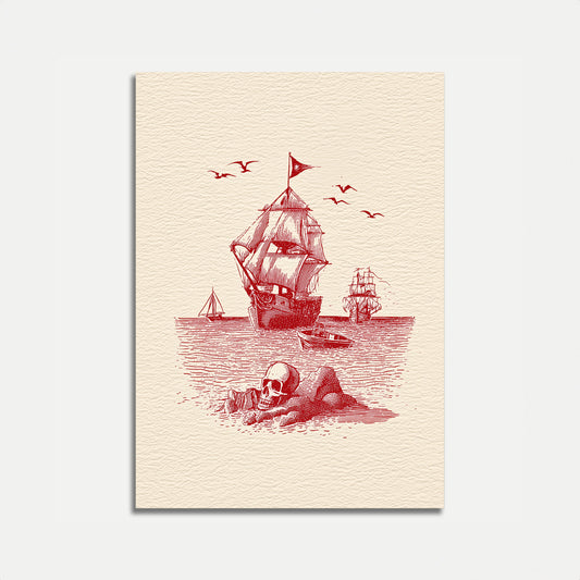 Skull Rock Pirate Voyage Poster
