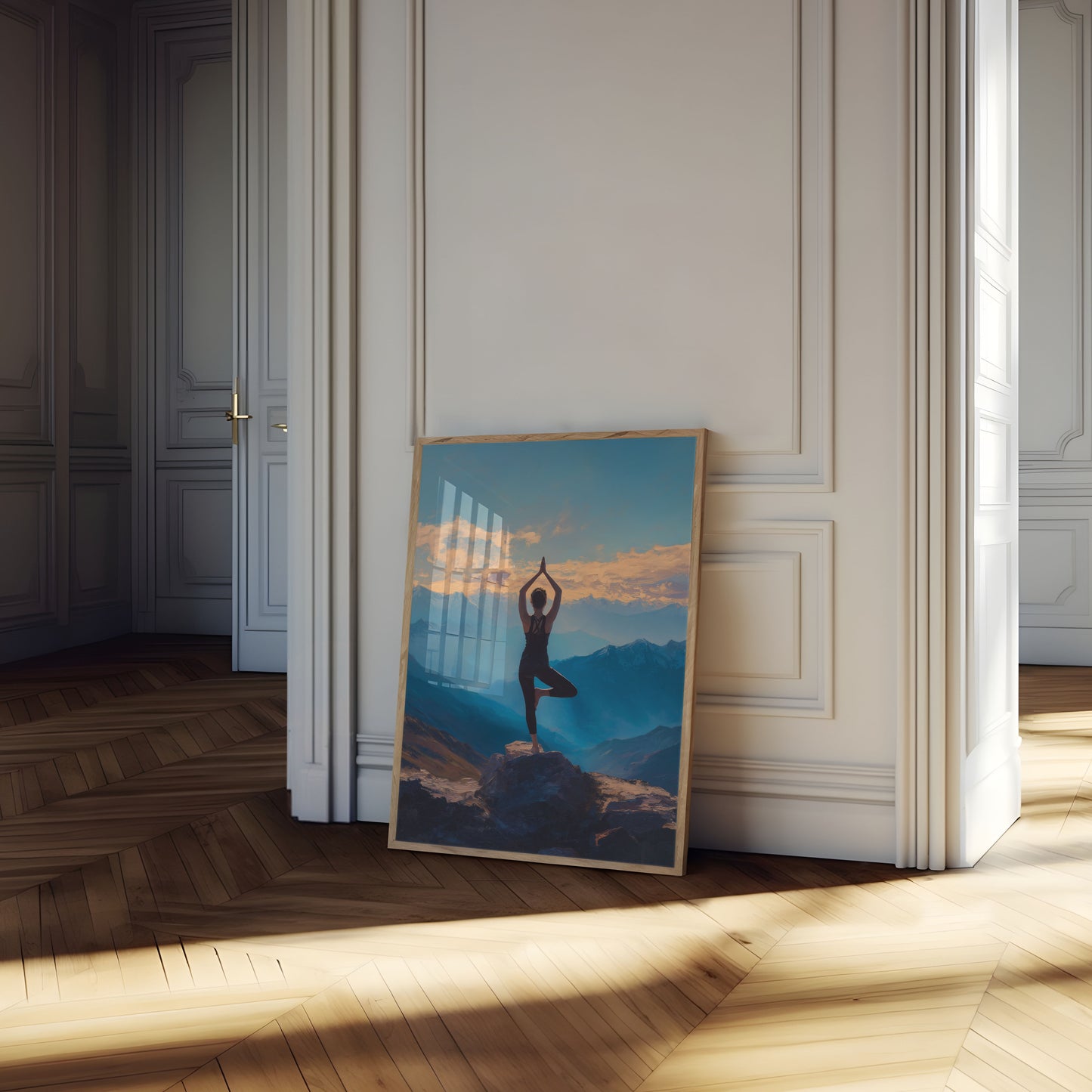 Mountain Yoga Zen Poster