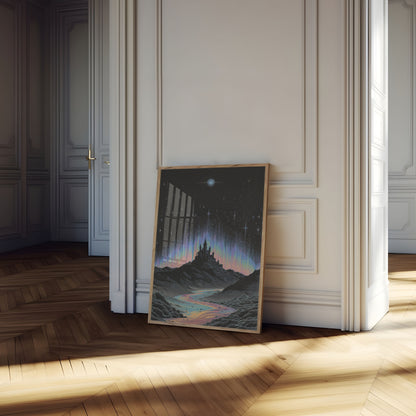 Förtrollat Slott Natthimmel Affisch