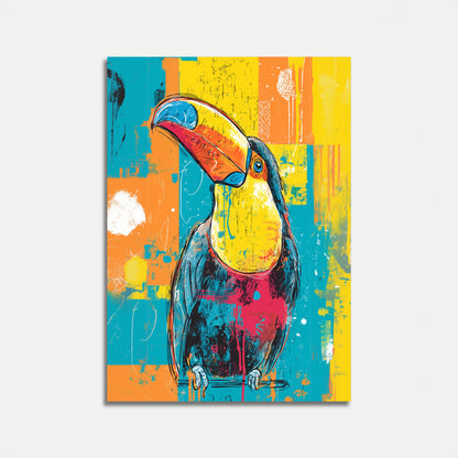 Colorful Tropical Toucan Poster