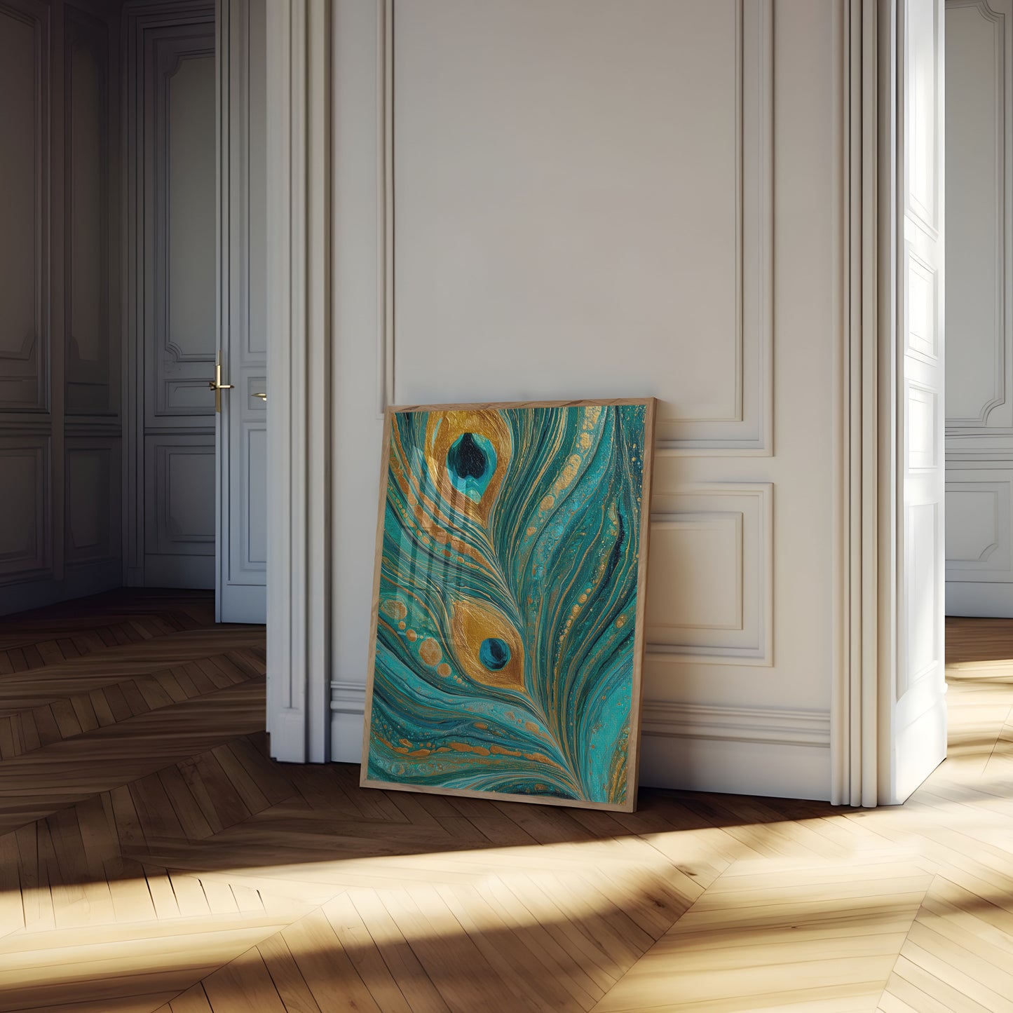 Pauwe Veer Abstract Poster