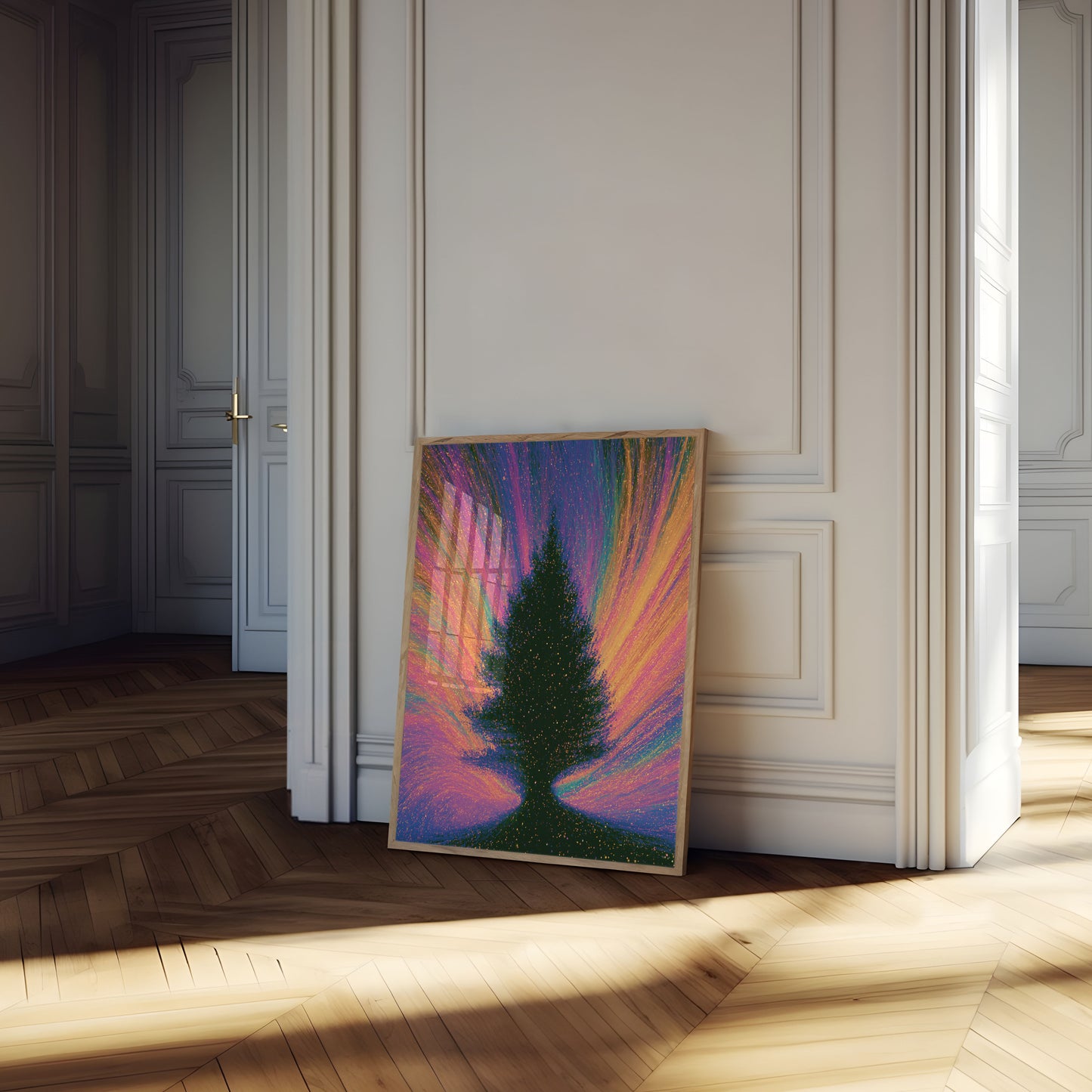 Cosmic Energy Tree Poster
