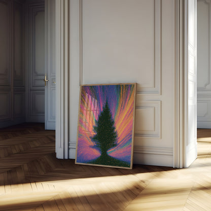 Cosmic Energy Tree Poster