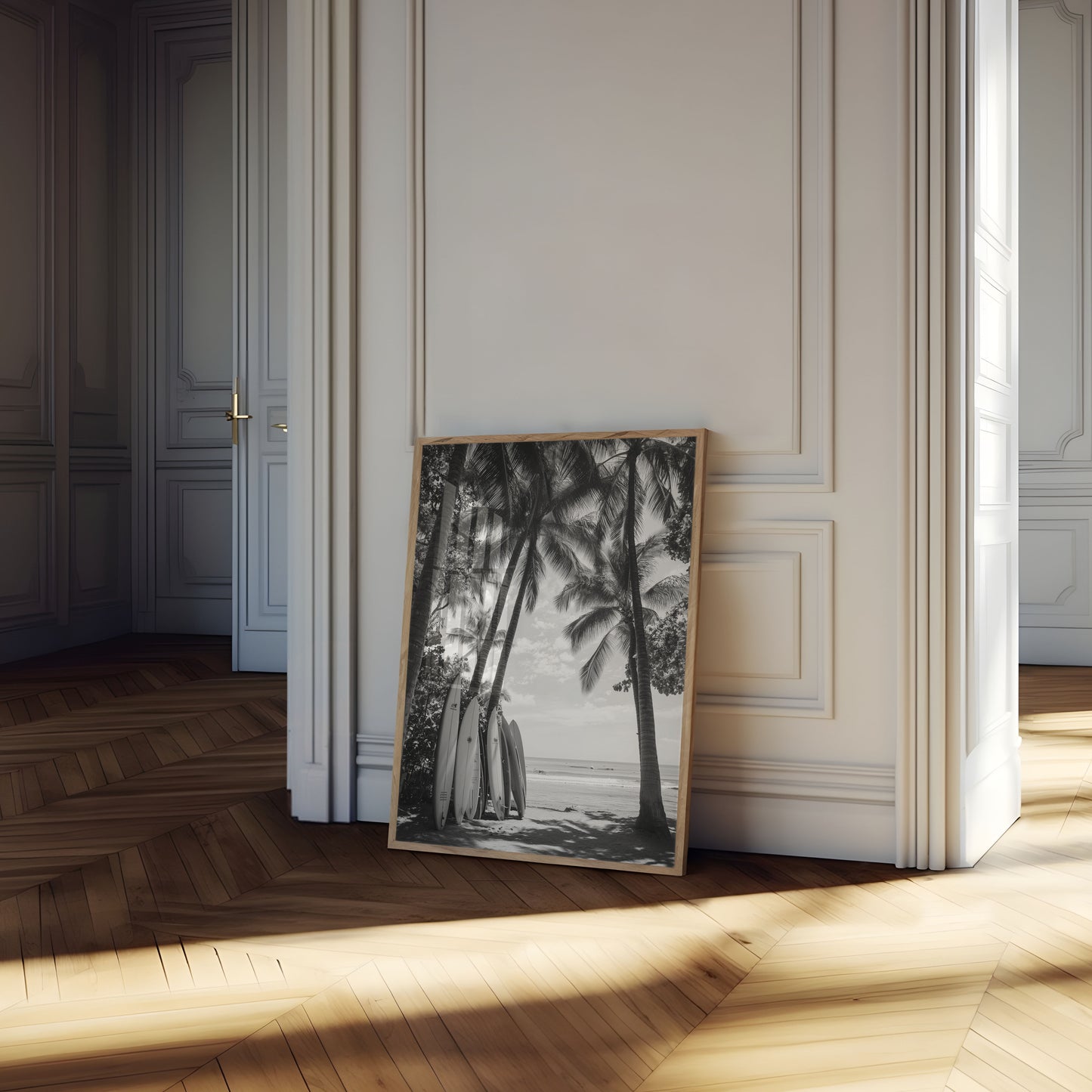 Tropical Surf Paradise Poster