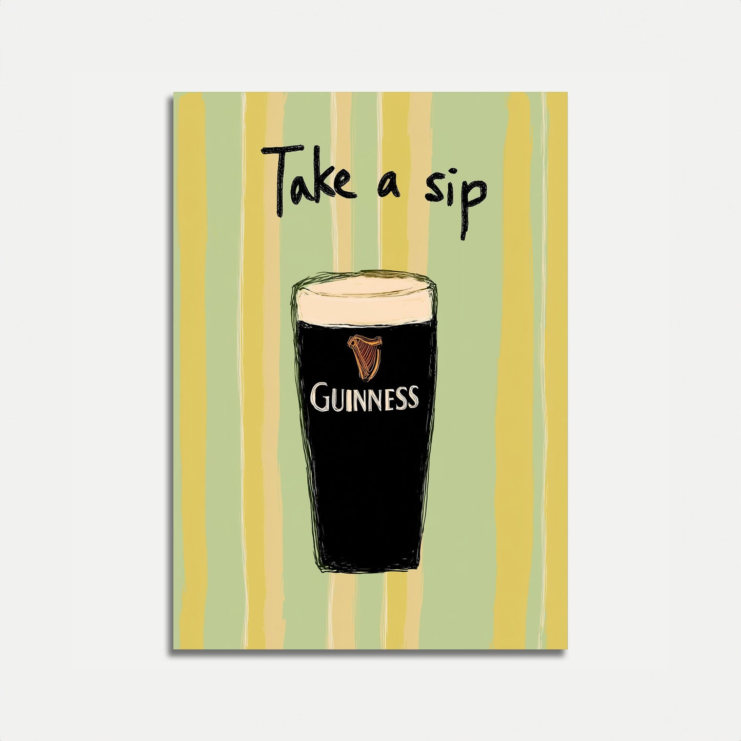 Classic Guinness Take a Sip Poster