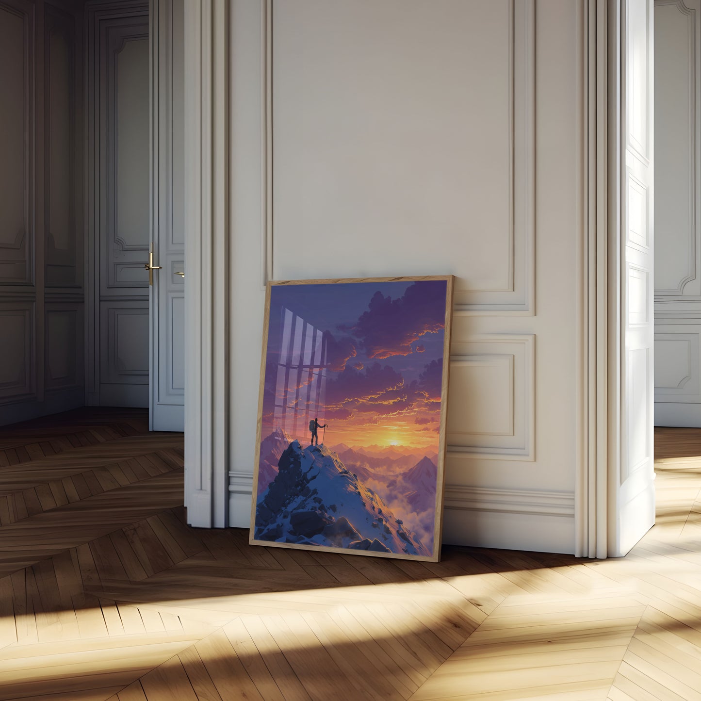 Mountain Summit Triumph Poster