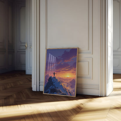 Mountain Summit Triumph Poster