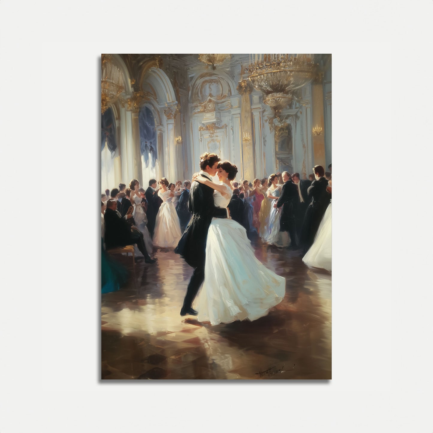 Elegant Ballroom Dans Poster