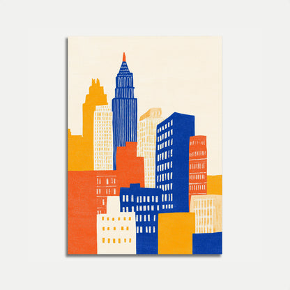 New York City Skyline Poster