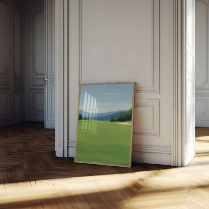 Serene Golf Course Landscape Poster