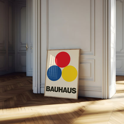 Bauhaus Primary Colors Poster