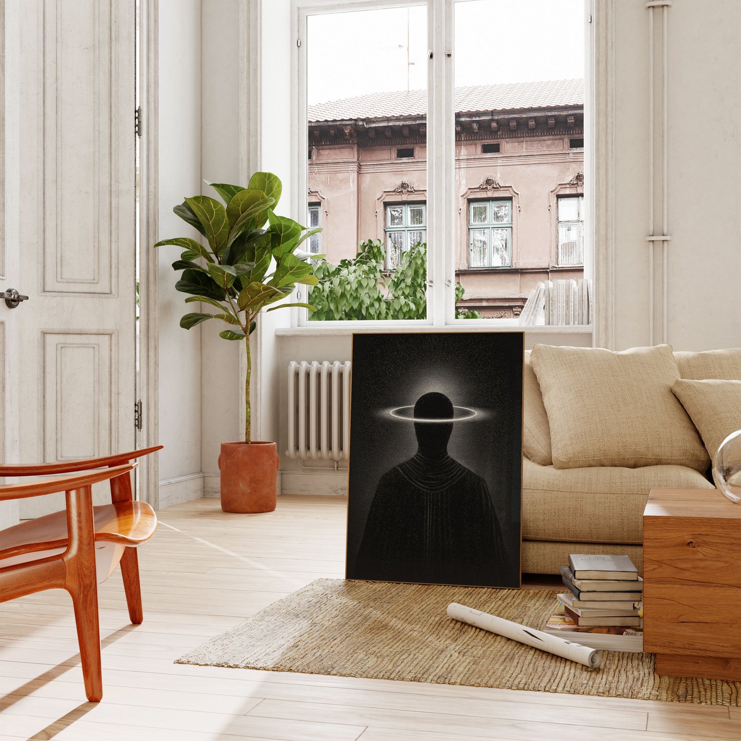 Poster dell'Essere Celeste Con Alone