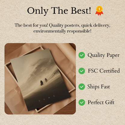 Desert Journey Dune Poster