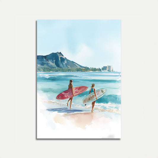 Coastal Surf Adventure Poster