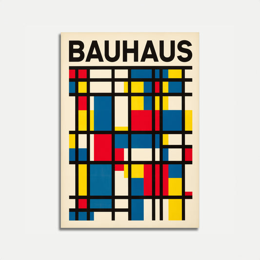 Poster moderno geometrico Bauhaus