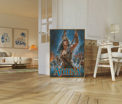 Athena Goddess Warrior Poster