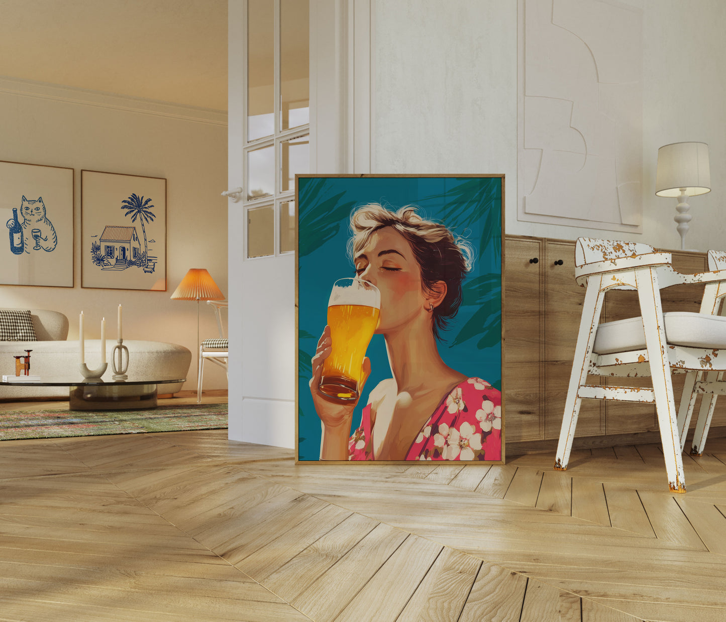 Vintage Beer Bliss Poster