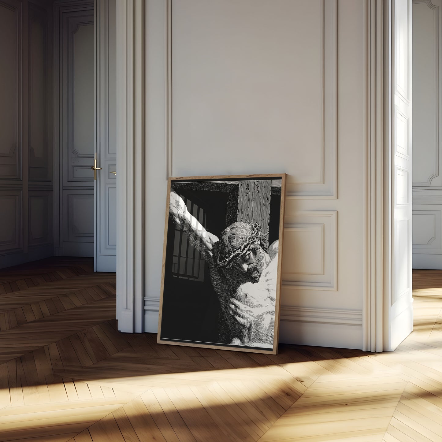 Crucifixion Suffering Artwork Poster