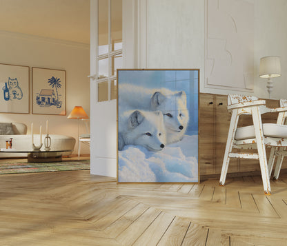 Arctic Wolves im Schnee Poster