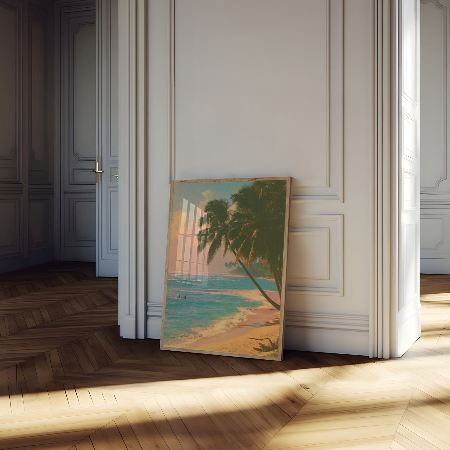Paradiso tropicale sulla spiaggia poster