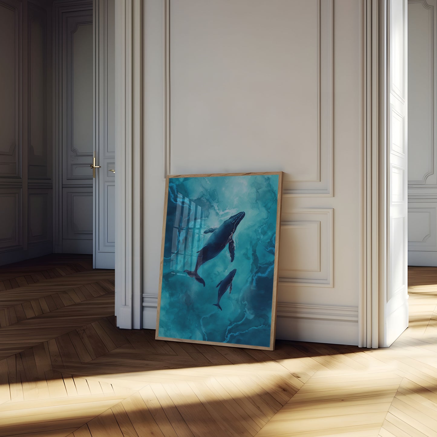 Bultrugwalvissen Oceaan Diep Poster