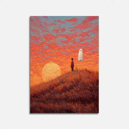 Encuentro con Fantasma al Atardecer Cartel