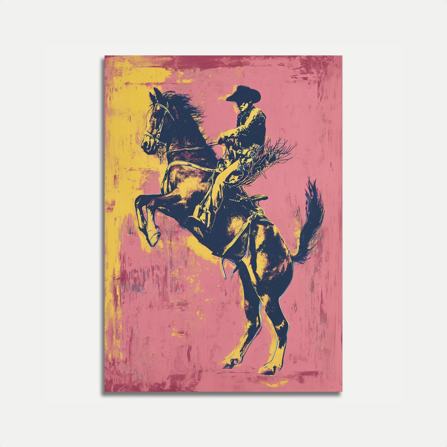 Bronco Rodeo Vilda Västern Affisch