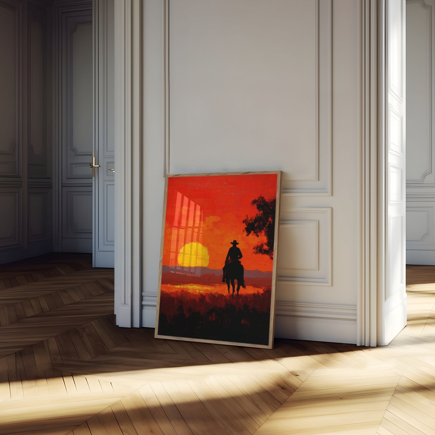 Sunset Rider Western Poster