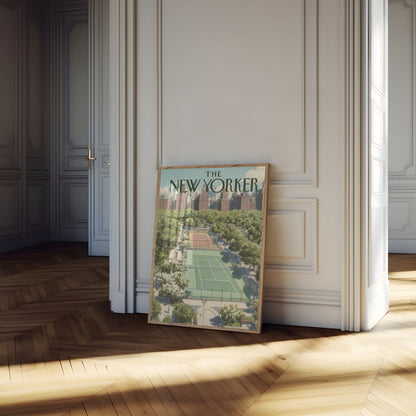 Urban Tennis Central Park Poster