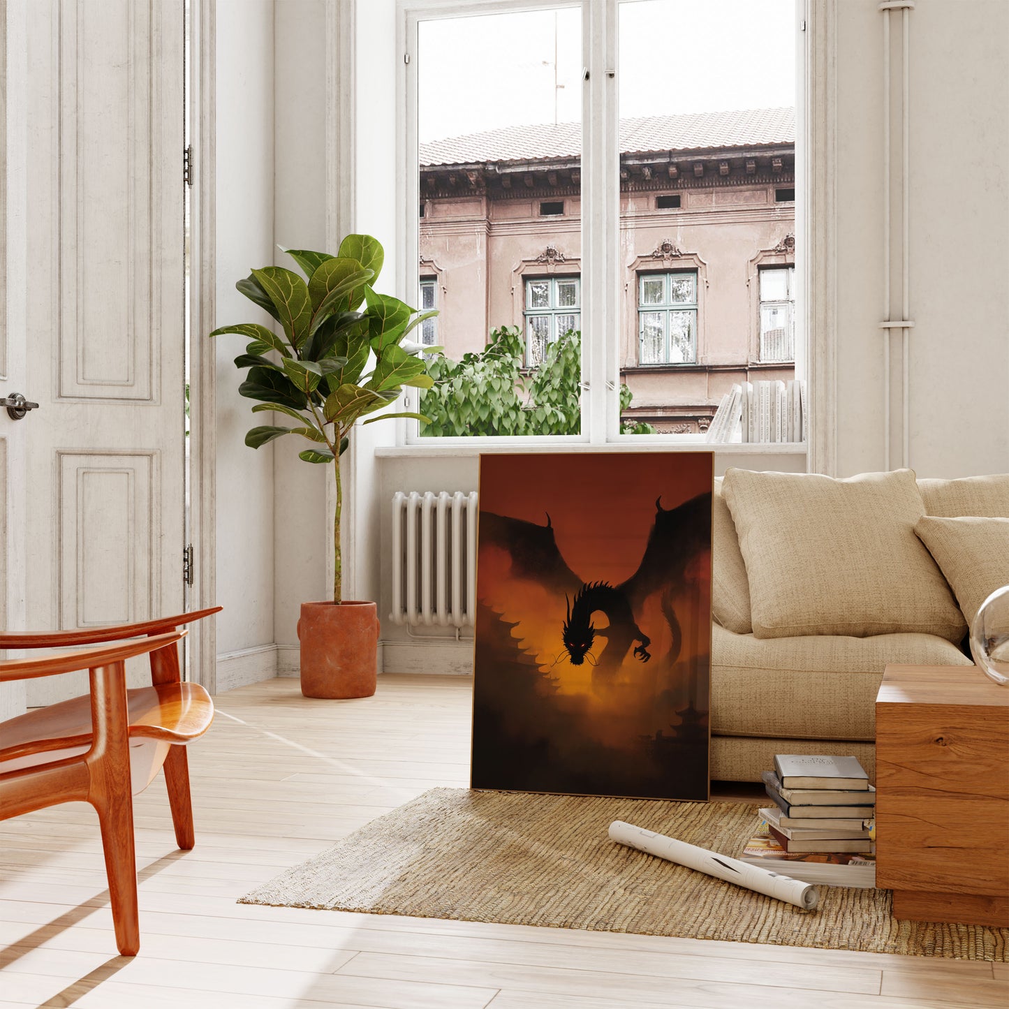 Crimson Dragon Rising Poster