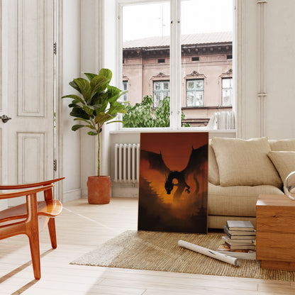 Crimson Dragon Rising Poster