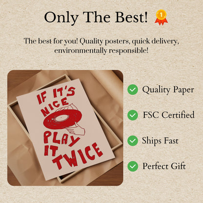 Vinyl Music Love Poster