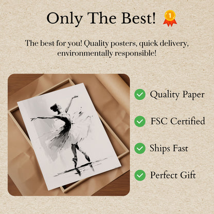 Ballet Dancer Elegance Poster