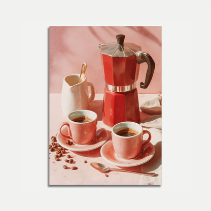 Morning Coffee Ritual Poster