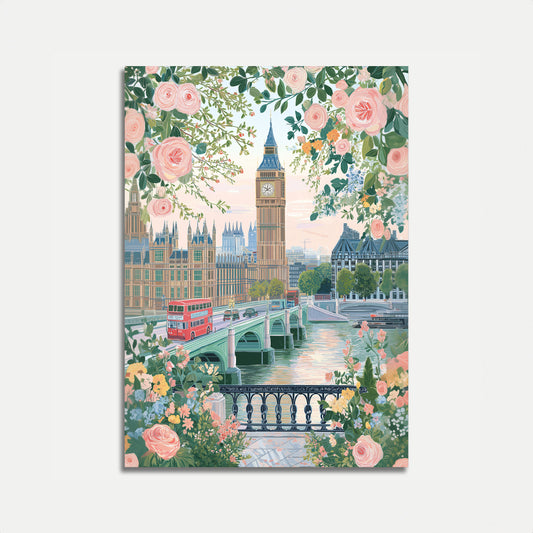Affiche du Jardin Floral de Printemps à Londres