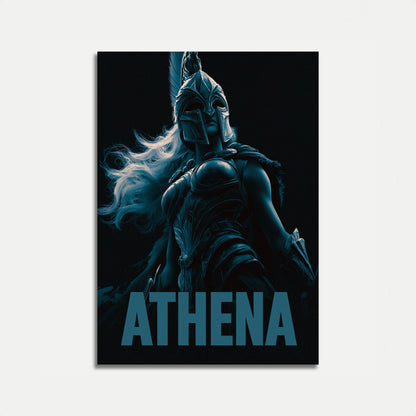 Athena Greek Goddess Warrior Poster