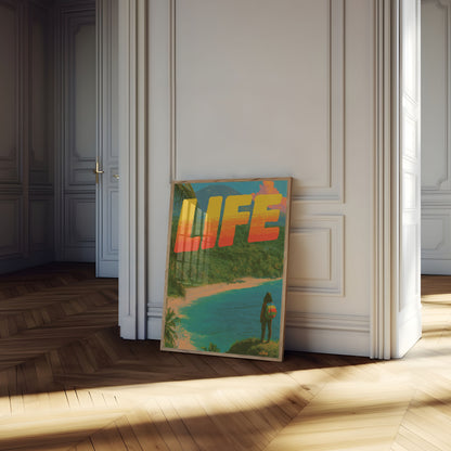Tropical Beach Adventure Life Poster