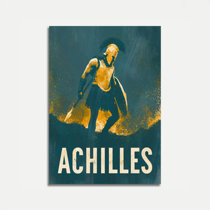 Achilles Warrior Hero Poster