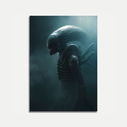 Extraterrestrial Creature Dark Poster