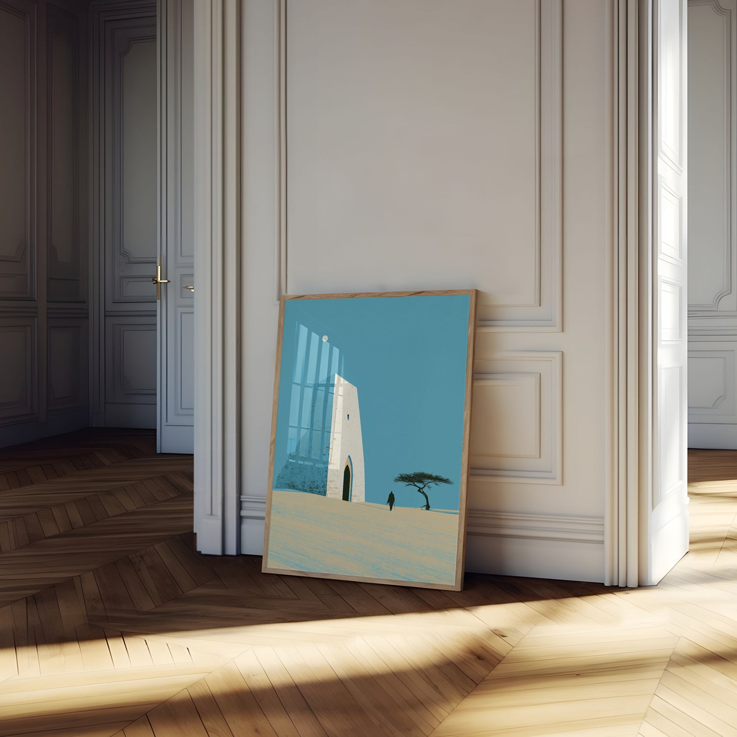 Poster Solitudine Torre del Deserto