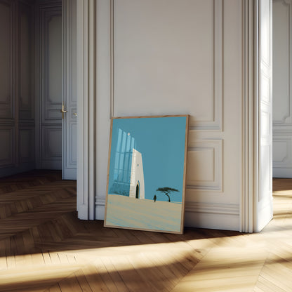Poster Solitudine Torre del Deserto