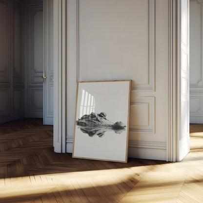 Póster de reflejo en el agua de Stealth Predator