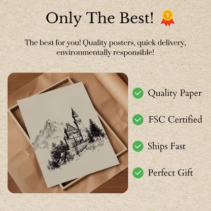 Plakat Średniowiecznego Zamku w Górach